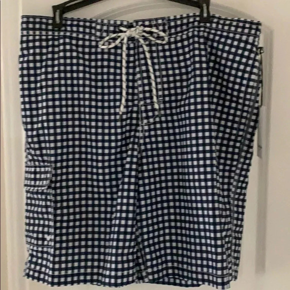 Goodfellow Gingham Board Swim Shorts Size XL NWT - Picture 2 of 6